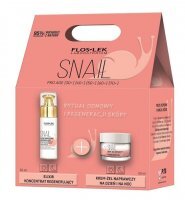FlosLek Snail Pro Age zestaw (koncentrat + krem odbudowujący)