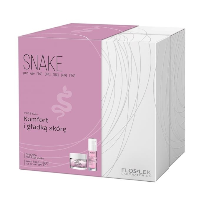 FLOS-LEK SNAKE Zestaw (krem konturujący + reduktor wieku)