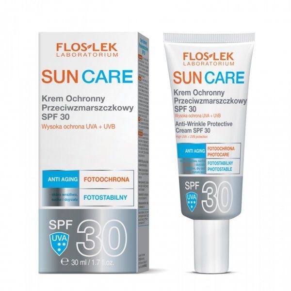 Flos-Lek Sun krem ochronny przeciwzmarszczkowy SPF30, 30 ml