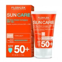 Flos-Lek Sun Oil-Free krem tonujący SPF50+, 50 ml
