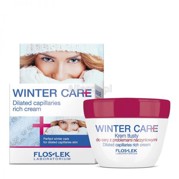 Flos-Lek Winter Care krem tłusty do cery z problemami naczyniowymi, 50 ml