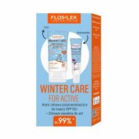 Flos-Lek Winter Care zestaw zimowy: krem ochronny SPF50, 30 ml + wazelina do ust, 10 g