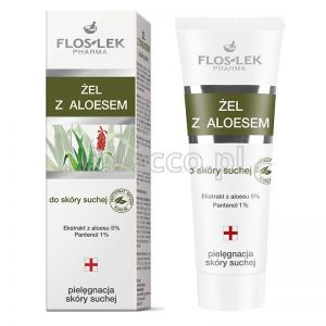 FLOS-LEK  Żel z aloesem do suchej skóry 50 ml