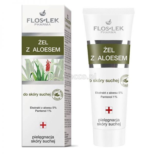Flos-Lek żel z aloesem do suchej skóry, 50 ml