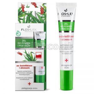 FLOS-LEK Żel ze świetlikiem i aloesem 15 ml
