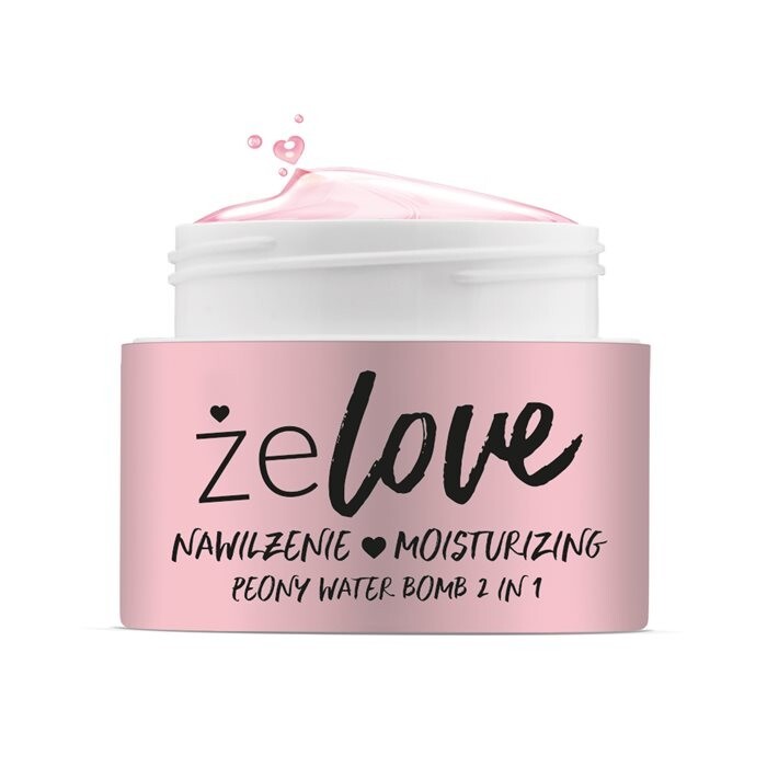 FLOS-LEK ŻELOVE Nawilżenie peony water bomb 2w1 50 ml + MISTLOVE Odświeżająca mgiełka 95 ml