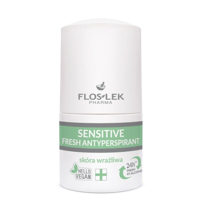FlosLek Fresh antyperspirant do skóry wrażliwej, 50 ml