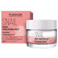 FlosLek Snail Krem odbudowujący na dzień i na noc, 50 ml