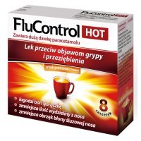 FluControl Hot 8 saszetek do sporządzenia roztworu
