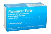 Fluimucil Forte 600 mg 10 tabletek musujących IMPORT RÓWNOLEGŁY