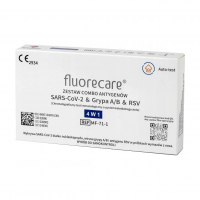 Fluorecare Sars-CoV-2 & Grypa A/B & RSV Antigen Combo Test Kit, 1 szt.
