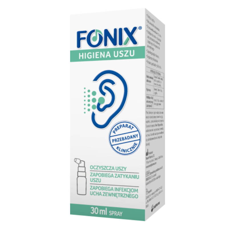 Fonix Higiena uszu spray, 30 ml