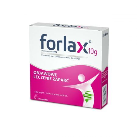 Forlax 10 g 10 saszetek z proszkiem do sporządzenia roztworu