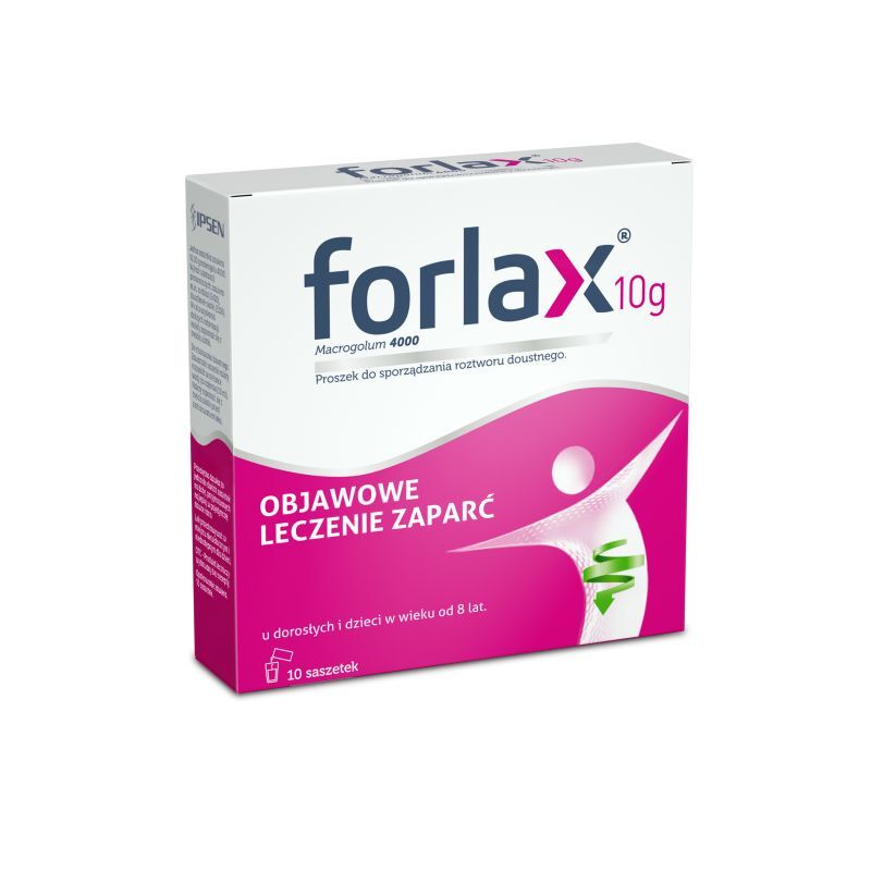 Forlax 10 g 10 saszetek z proszkiem do sporządzenia roztworu