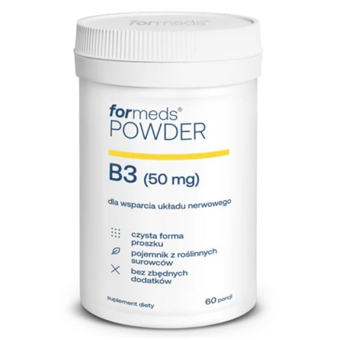 Formeds Powder B3 witamina B3 w proszku na układ nerwowy, 60 porcji