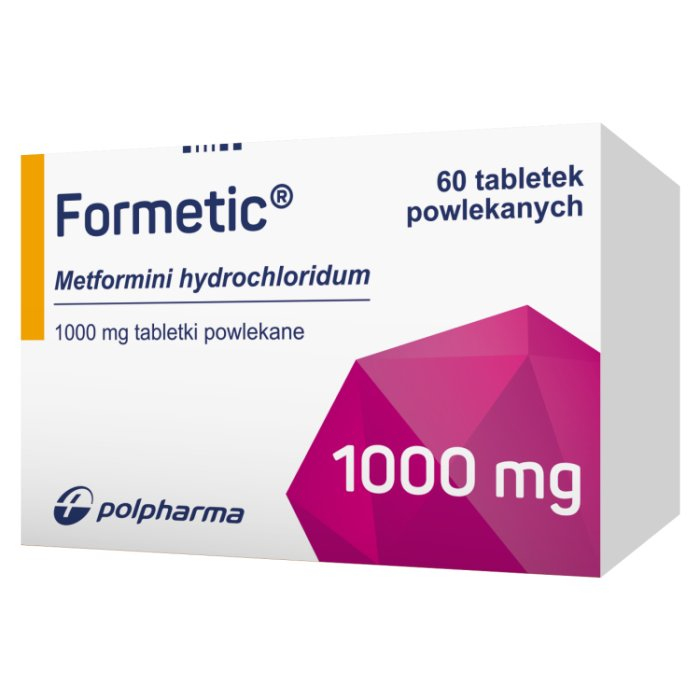 Formetic 1000 mg 60 tabletek powlekanych