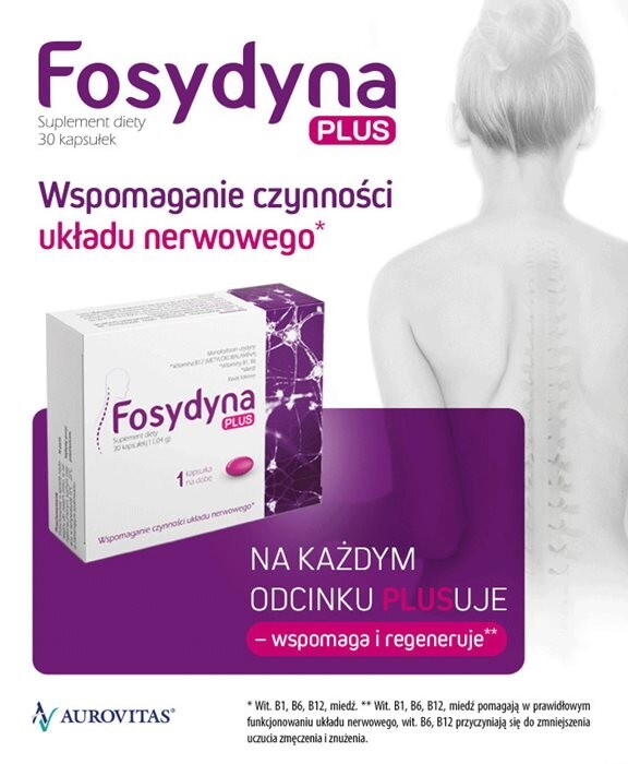 Fosydyna Plus kapsułki wspomagające układ nerwowy, 30 szt.