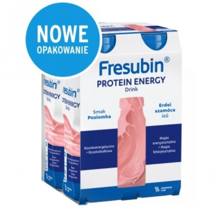 Fresubin Protein Energy Drink o smaku poziomkowym, 4 x 200 ml