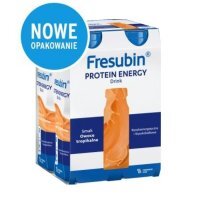 Fresubin Protein Energy Drink o smaku owoców tropikalnych, 4 x 200 ml