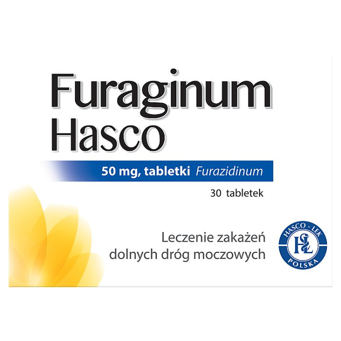 Furaginum Hasco 50 mg 30 tabletek / Zapalnie dróg moczowych