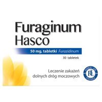 Furaginum Hasco 50 mg 30 tabletek / Zapalnie dróg moczowych