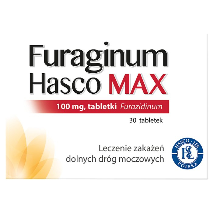 Furaginum Hasco MAX 100 mg 30 tabletek / Zapalnie dróg moczowych