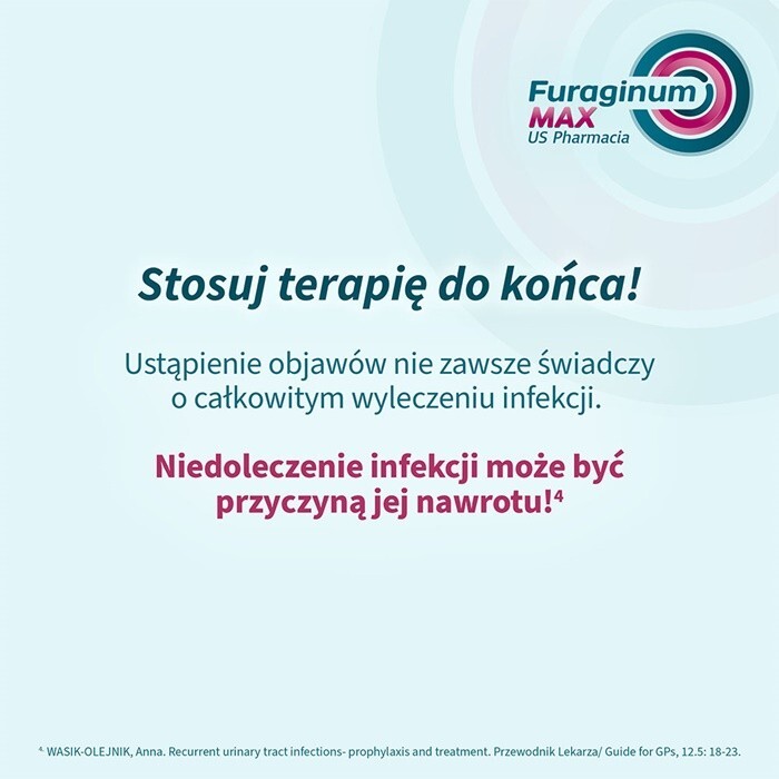 Furaginum MAX US Pharmacia 100 mg tabletki na zakażenia dróg moczowych, 30 szt.