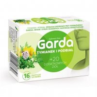 Garda Tymianek i Podbiał 16 pastylek do ssania