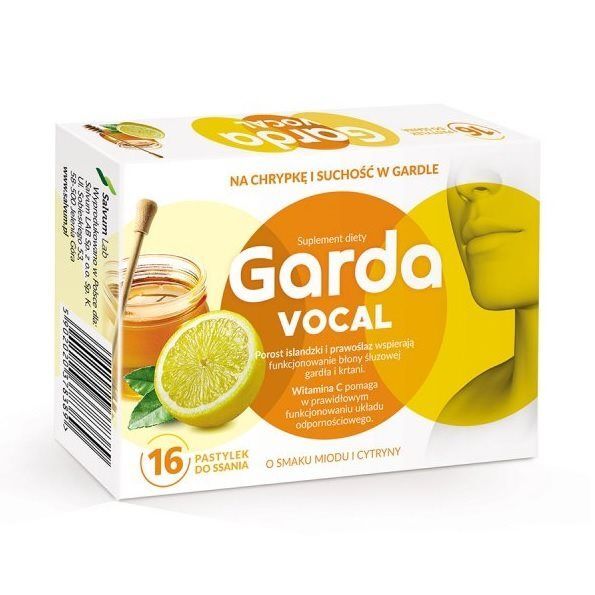 Garda Vocal 16 pastylek do ssania
