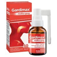 Gardimax medica spray na stany zapalne gardła i jamy ustnej, 30 ml