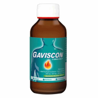 Gaviscon o smaku mięty (500 mg + 267 mg + 160 mg)/10 ml zawiesina doustna, 250 ml
