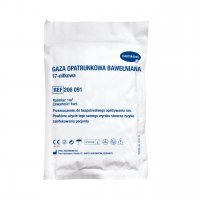 Gaza opatrunkowa jałowa bawełniana 17- nitek 1 m kw. 1 szt.