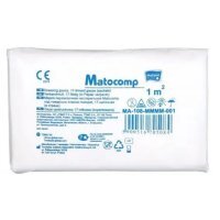Matocomp gaza opatrunkowa niejałowa 17 nitkowa, 1 m2
