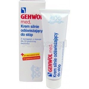 Gehwol Med krem silnie odświeżający do stóp, 75 ml