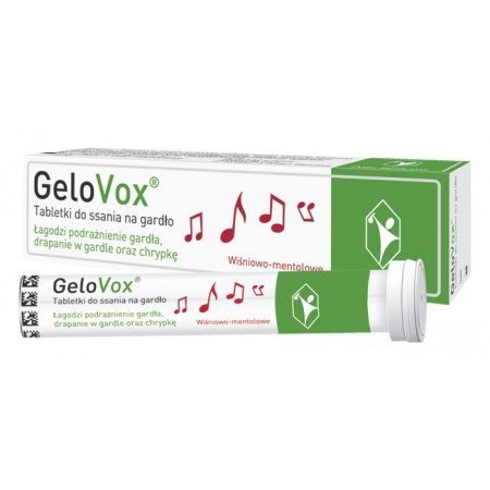 GELOVOX (SMAK WIŚNIOWO-MIĘTOWY) 20 TABLetek do ssania