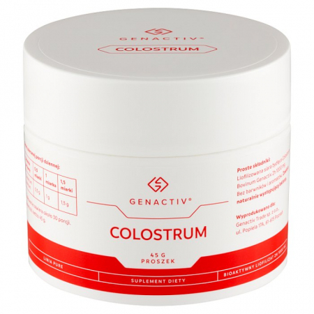 Genactiv Colostrum proszek na zdrowe jelita i odporność, 45 g