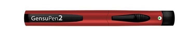 Gensupen 2 wstrzykiwacz do insuliny - bordowy 1 szt.