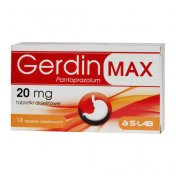 Gerdin MAX 20 mg 14 tabletek dojelitowych