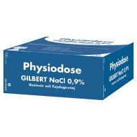 GILBERT Sól fizjologiczna Natrium chloratum 0,9% 5 ml,  fizjologiczny roztwór soli 100 amp.