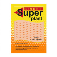 Ginger Super Plast 12 cm x 18 cm plaster rozgrzewający, 1 szt.
