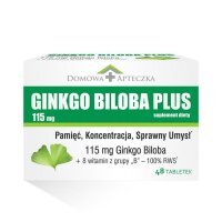 Ginkgo Biloba Plus 115 mg tabletki, 48 szt.