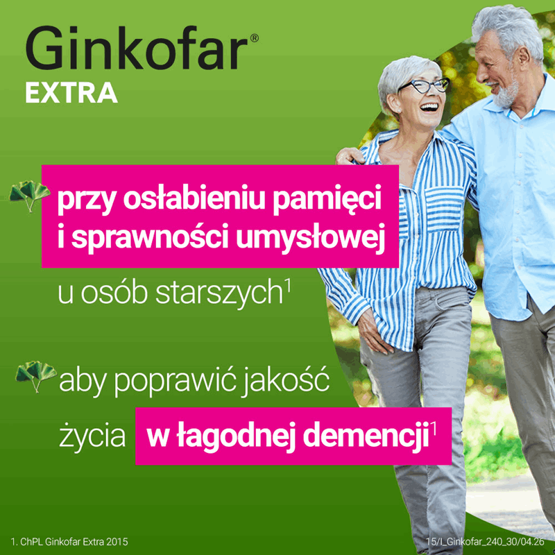 Ginkofar Extra 240 mg tabletki powlekane, 30 szt.
