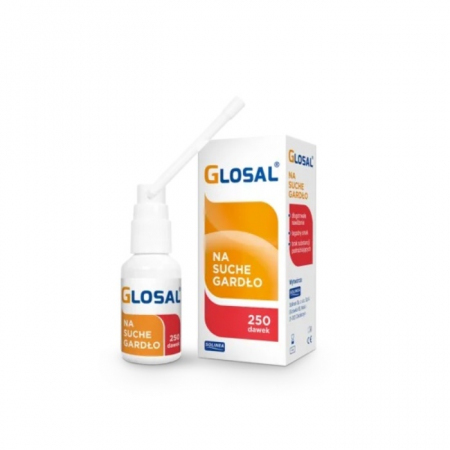 Glosal spray na suche gardło 250 dawek, 25 ml