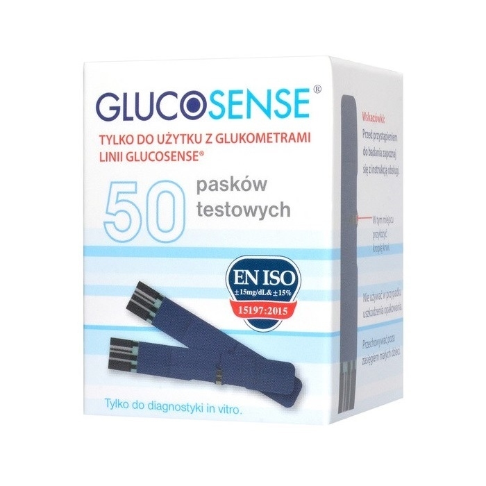 Glucosense Paski testowe 50 sztuk