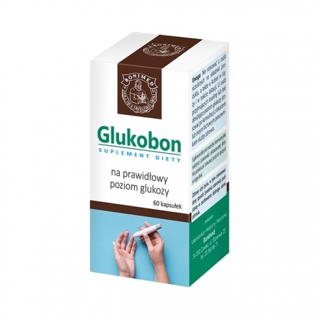 Glukobon kapsułki na prawidłowy poziom glukozy, 60 szt.