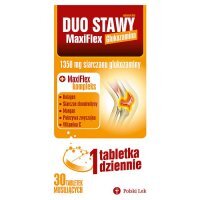 Maxiflex Glukozamina Duo Stawy tabletki musujące o smaku pomarańczowym, 30 szt.