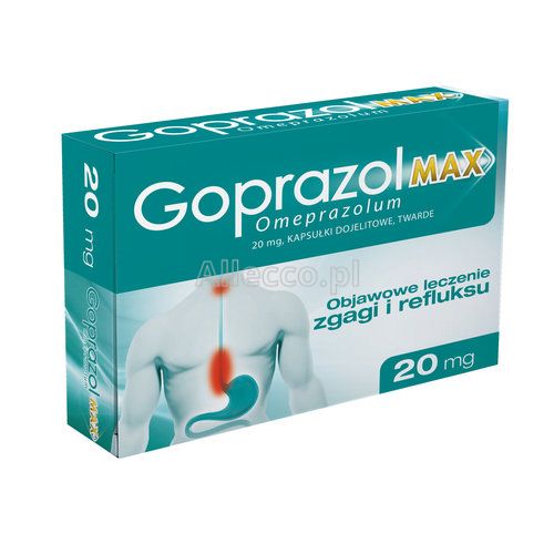 Goprazol MAX 20 mg 14 kapsułki dojelitowe twarde
