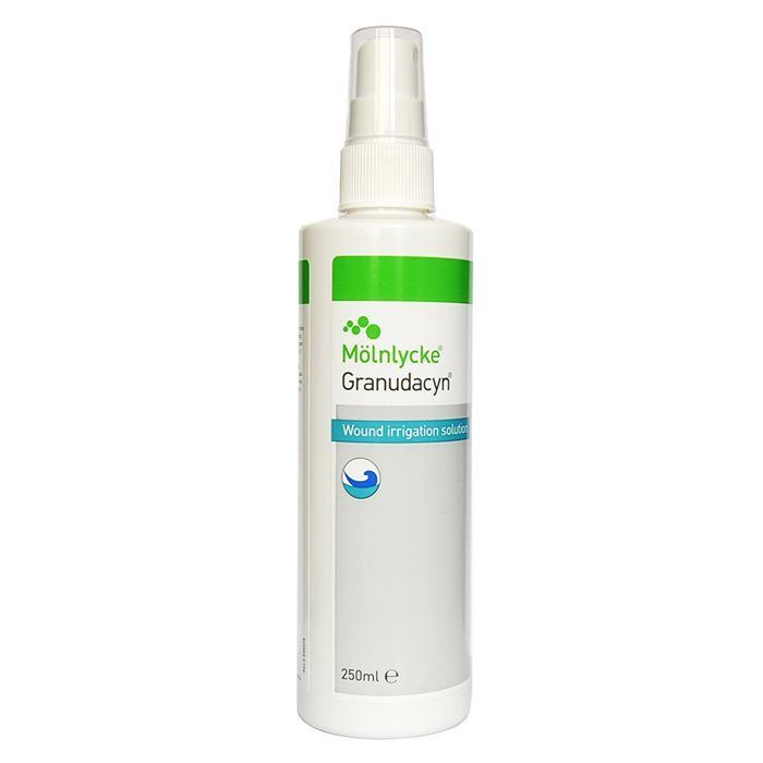 Granudacyn Roztwór do płukania ran 250 ml