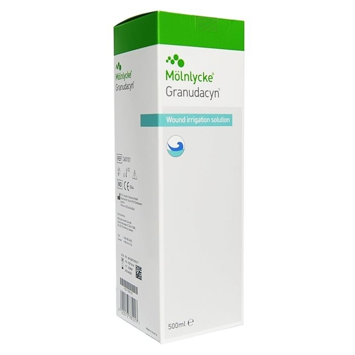 Granudacyn Roztwór do płukania ran 500 ml