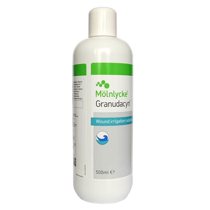 Granudacyn Roztwór do płukania ran 500 ml